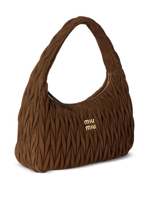 Borsa Wander in pelle scamosciata matelassé MIU MIU | 5BC183VOOHF0324